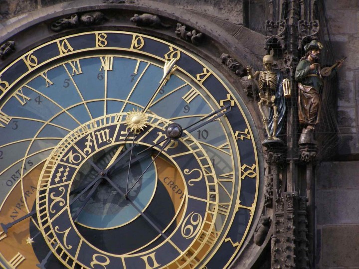 <p>Reloj astronómico de Praga. </p>