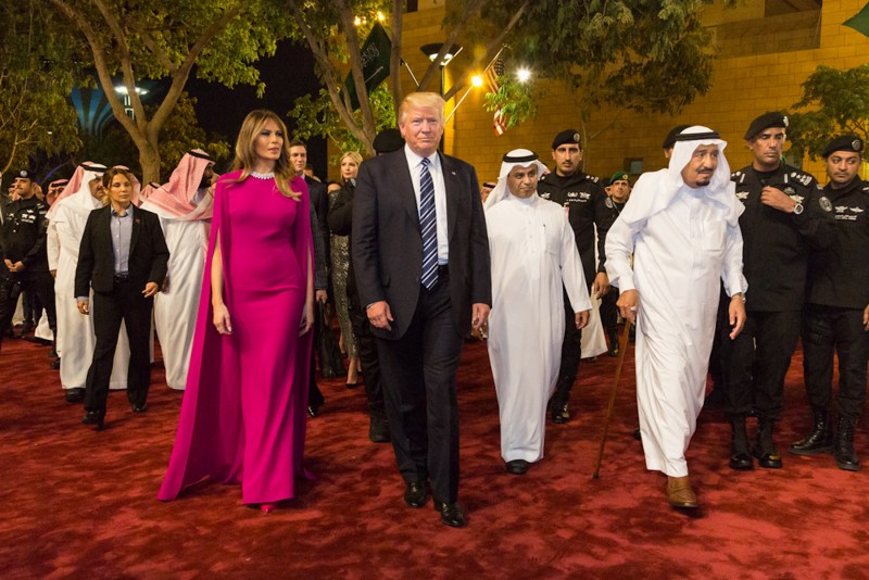 <p>Donald Trump junto al rey Salman bin Abdulaziz, en Riyadh (Arabia Saudí).</p>
