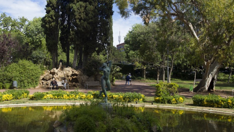 <p>Los jardines de Villa Amalia, en Barcelona. </p>