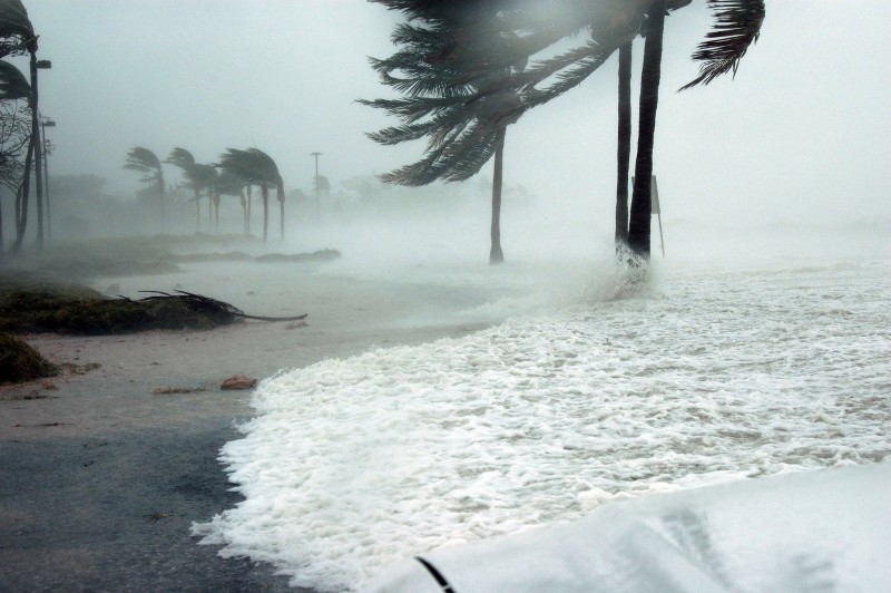 <p>Huracán Dennis a su paso por Cayo Hueso (Florida)</p>