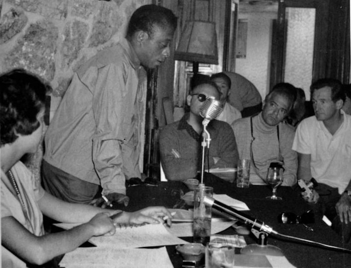 <p>James Baldwin, en Formentor, en mayo de 1962. </p>