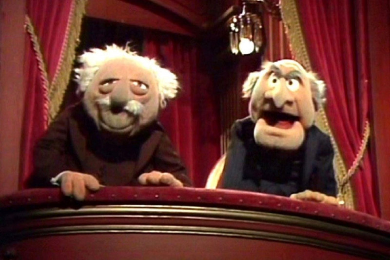 <p><br />Los teleñecos Statler y Waldorf</p>