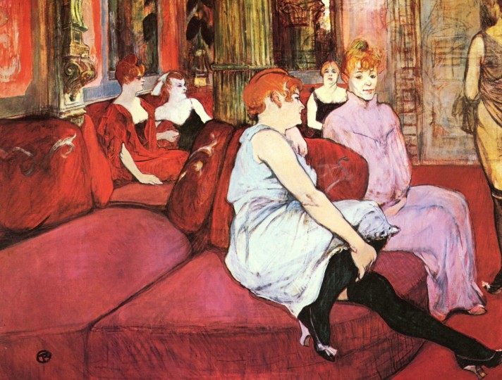 <p>'Salon de la rue des Moulins' (1894).</p>