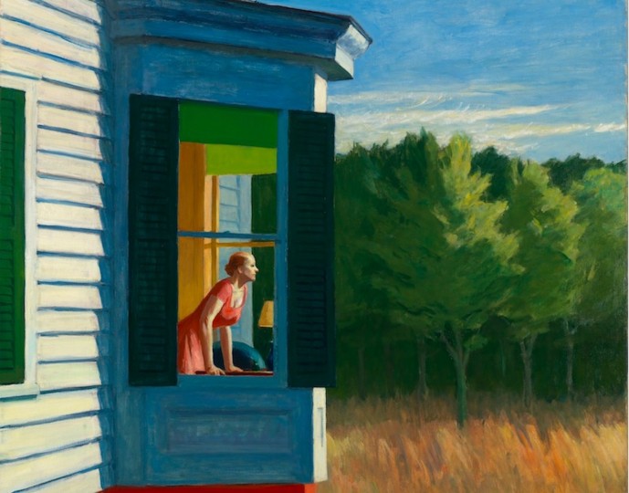 <p>Detalle de <em>Cape Cod morning</em>, de Edward Hopper. Smithsonian American Art Museum. </p>