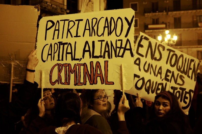 <p>Manifestación del 8-M en Valencia.</p>