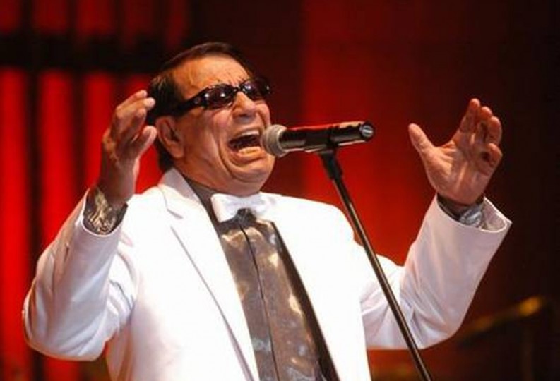 <p>El cantante gitano Saban Bajramovic durante una de sus actuaciones.</p>