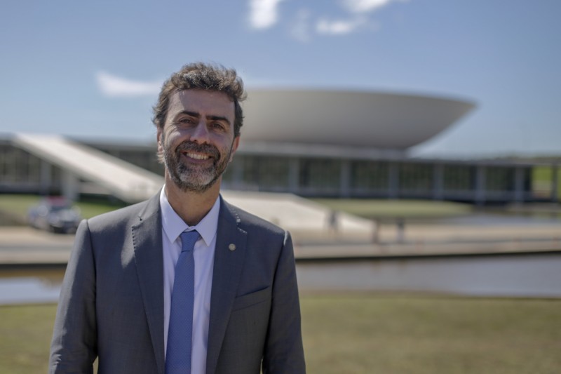 <p>El diputado del PSOL Marcelo Freixo en el Congreso Nacional de Brasilia. </p>