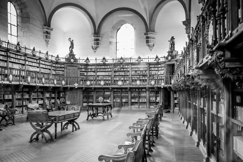 <p>Antigua biblioteca de la Universidad de Salamanca.</p>