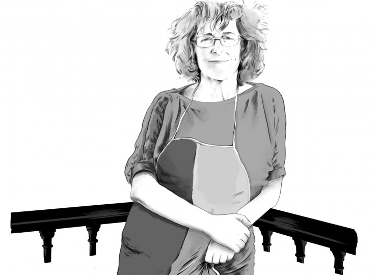 <p>Aurora Fernández Polanco. Ilustración de Iñaki Landa. </p>