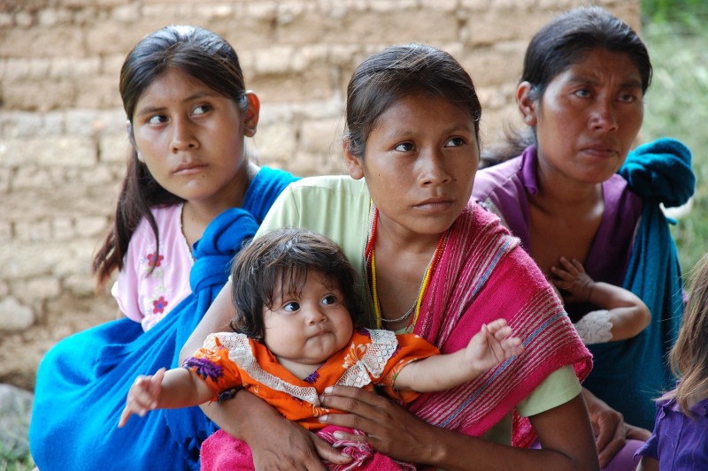 <p>Mujeres en una asamblea comunitaria en Santa Catarina Yutandú (Oaxaca, México) en 2008. </p>