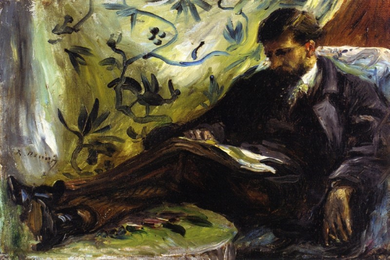 <p>'Retrato de Edmond Maitre', de Renoir (imagen modificada).</p>