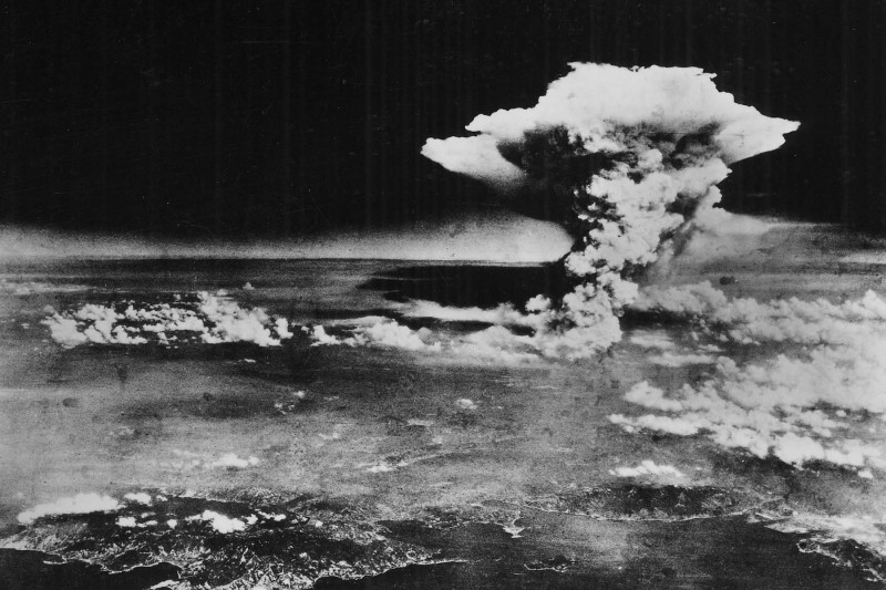 <p>Nube atómica sobre Hiroshima, 6 de agosto de 1945.</p>