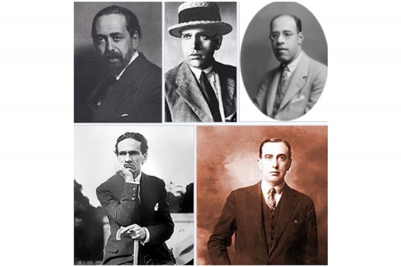<p>Los poetas latinos Girondo, Oswald y Mario de Andrade, Vallejo y Huidobro.</p>