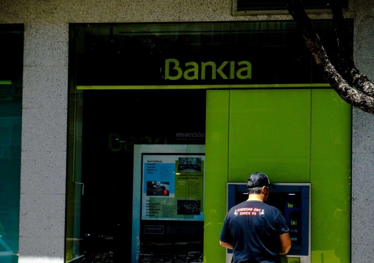 <p>Cajero de Bankia.</p>