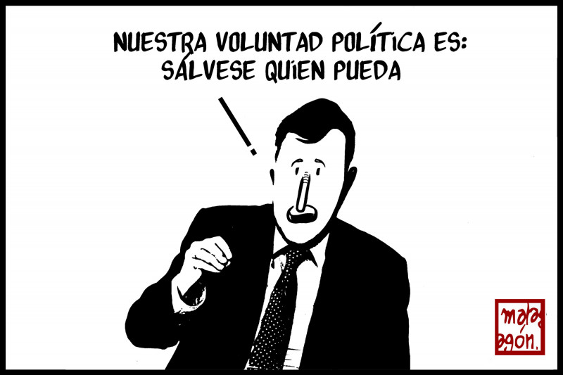 <p>Sálvese quien pueda.</p>