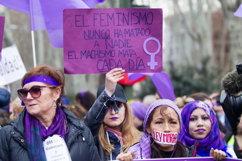 <p>Manifestación del 8 de marzo de 2018.</p>