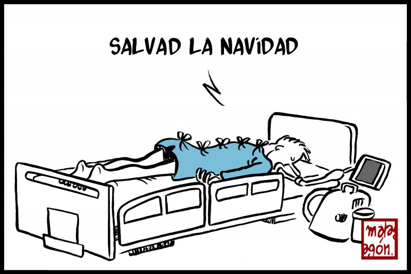 <p><em>Llegó la Navidad.</em></p>