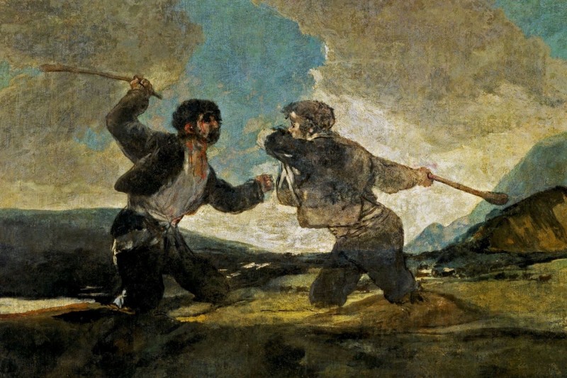 <p>La riña, de Francisco de Goya.</p>