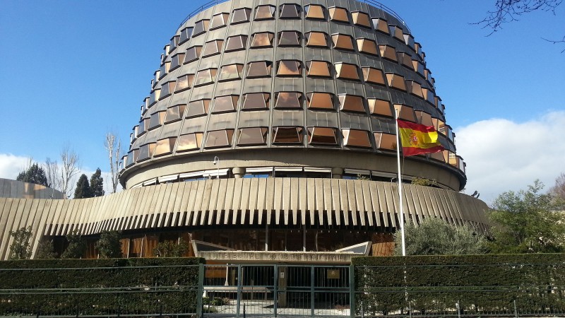 <p>Fachada del Tribunal Constitucional.</p>