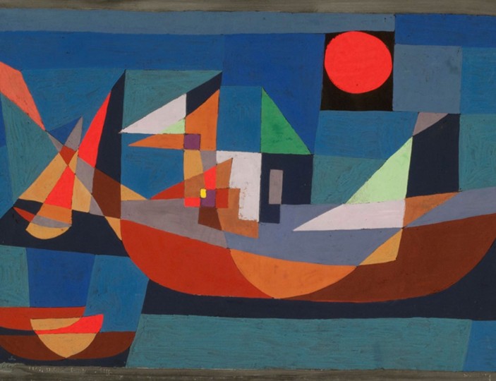 <p>Barcos en reposo (1927). Paul Klee.</p>