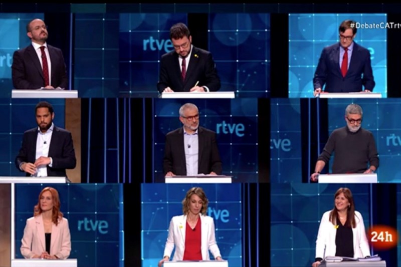 <p>Debate entre candidatos a la presidencia de la Generalitat.</p>