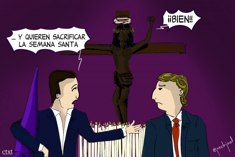 <p>Semana Santa, restricciones covid</p>