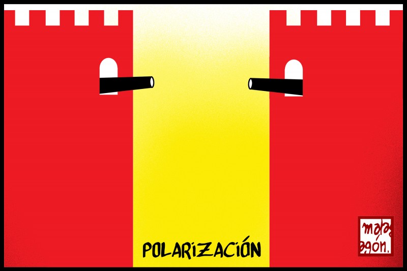 <p>Polarización.</p>