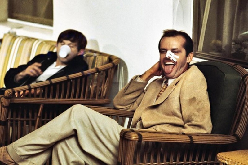 <p>Roman Polanski y Jack Nicholson en una pausa del rodaje de <em>Chinatown</em>.</p>