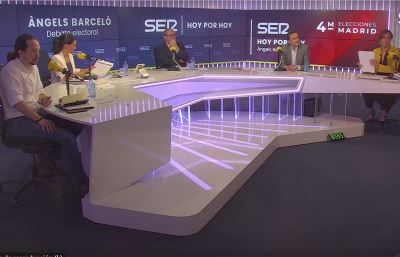 <p>Debate en la Cadena SER de cara a las elecciones madrileñas del 4-M.</p>