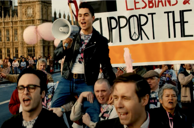 <p>Imagen del trailer de la película <em>Pride</em> (2014).</p>