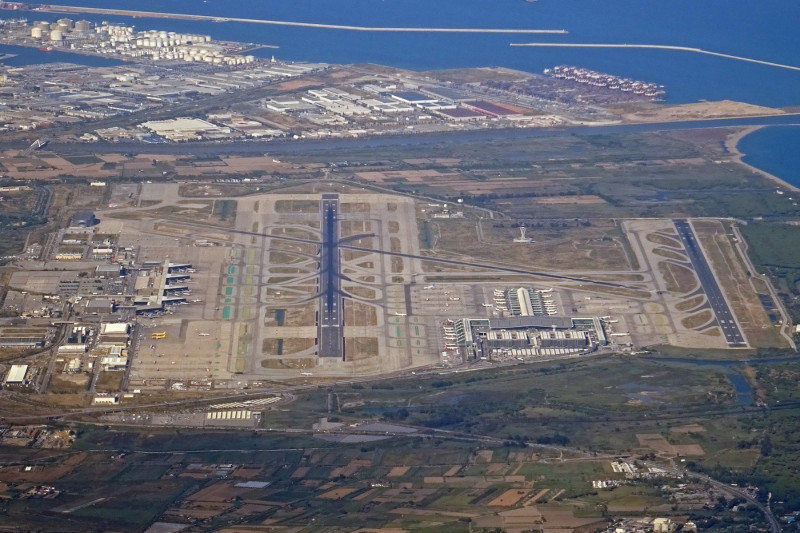 <p>Vista aerea del aeropuerto de Barcelona-El Prat. </p>