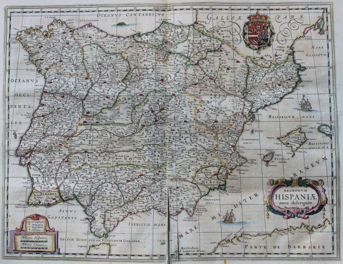 <p>Mapa: Regnorum Hispaniae nova descriptio.</p>