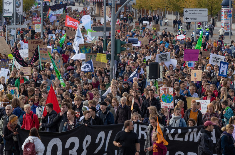 <p>Protesta ecologista de Fridays for Future, el 20 de septiembre de 2019 en Potsdam (Alemania).</p>