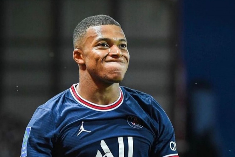 <p>Kylian Mbappé, durante un partido de pretemporada. </p>