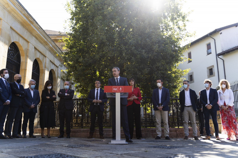 <p>El expresidente Zapatero participa en un acto del PSE para conmemorar los 10 años sin ETA en Gernika.</p>