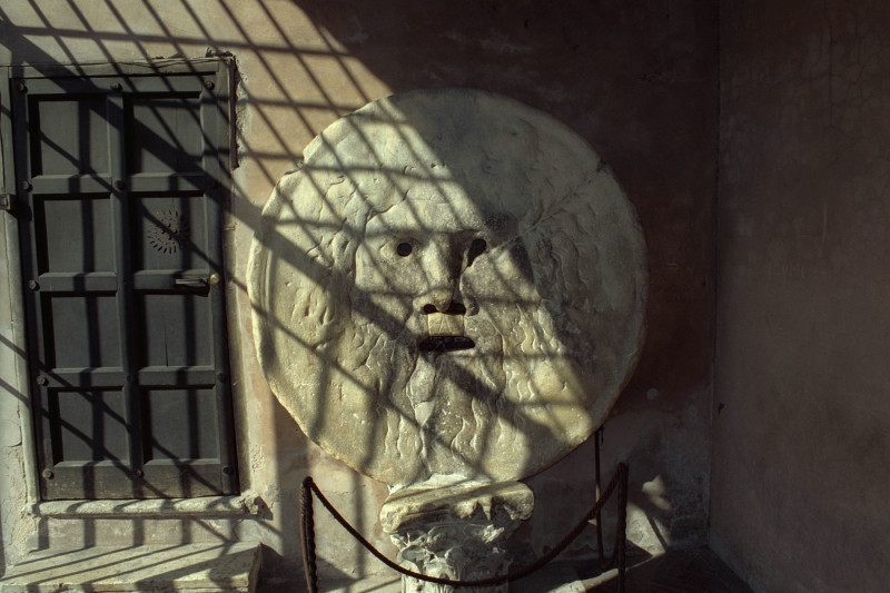 <p>La Bocca della Veritá, en Roma.</p>