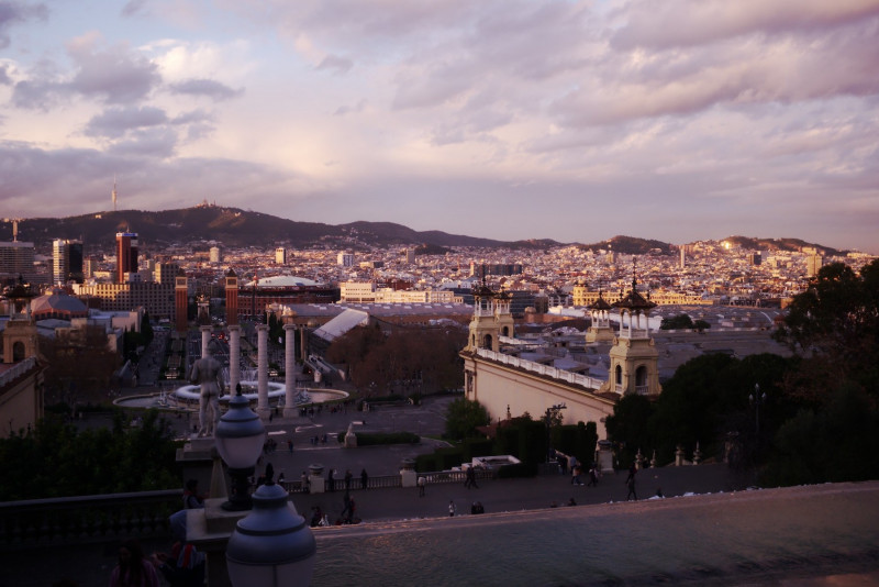 <p>La ciudad de Barcelona, vista desde arriba (2019).</p>