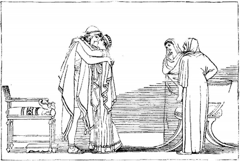 <p>Penélope reconoce a Ulises (Canto XXIII de <em>La Odisea, </em>1910).</p>