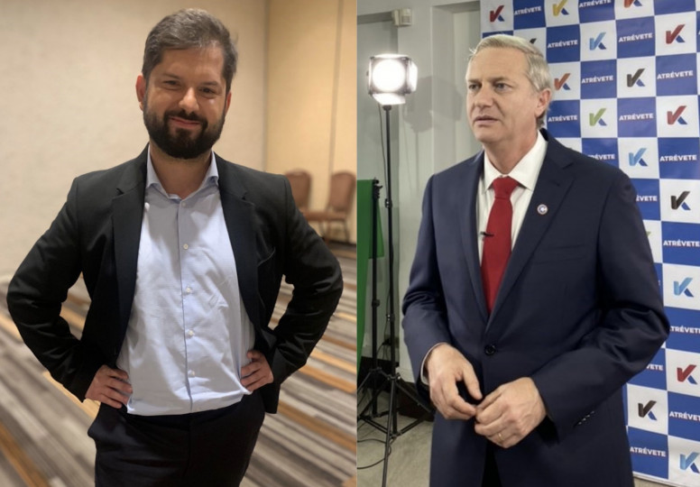 <p>Gabriel Boric (izquierda) y José Antonio Kast (derecha), candidatos a la presidencia de Chile.</p>