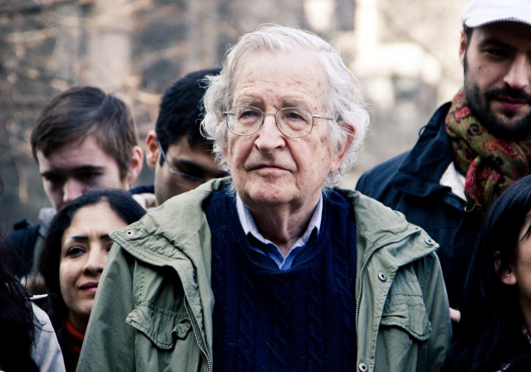 <p>El filósofo Noam Chomsky en 2011.</p>