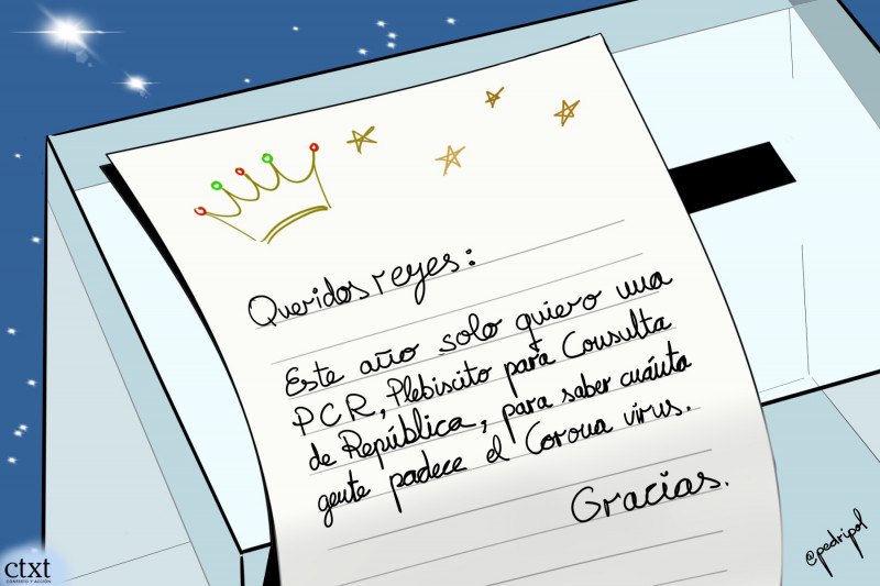 <p>Carta a los reyes, plebiscito, monarquía </p>