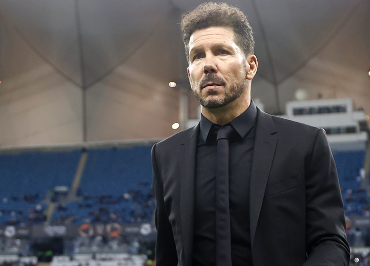 <p>Simeone en la semifinal contra el Athletic.</p>