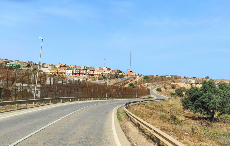 <p>Valla en la frontera de Melilla con Marruecos.</p>