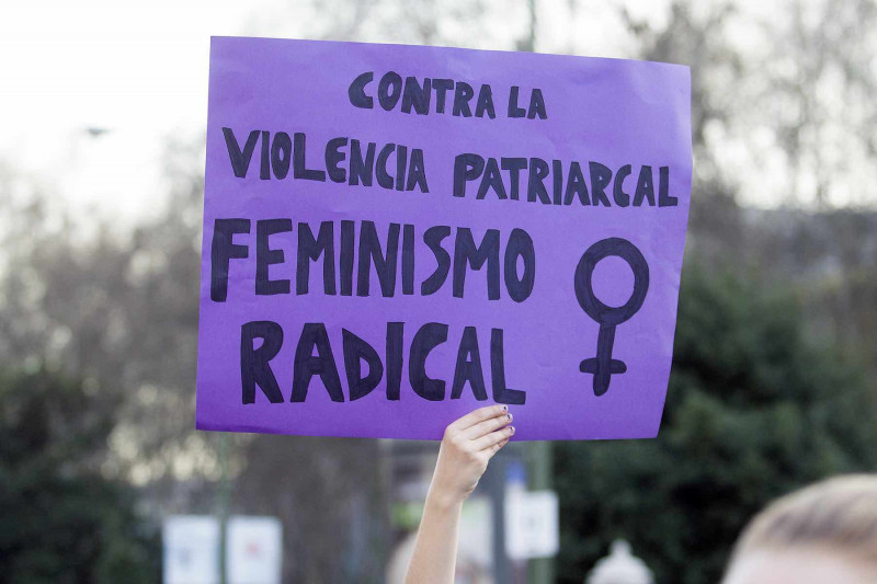 <p>Manifestación por el 8-M de 2017 en Madrid (España).</p>