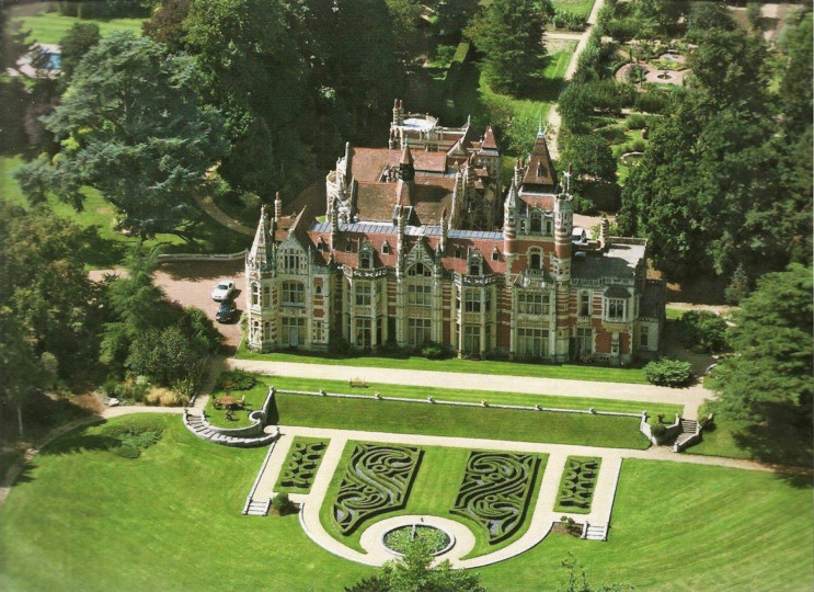 <p>Vista aérea de Friar Park, que fue la casa de George Harrison.</p>