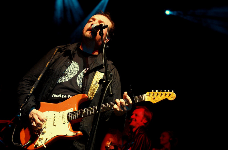 <p>El músico Pete Wylie durante un concierto. </p>