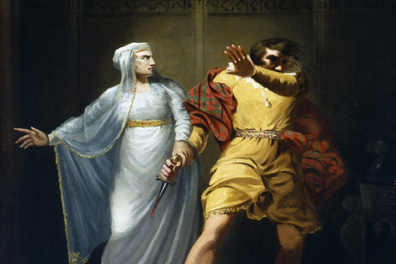 <p>Detalle del cuadro 'Sarah Siddons como Lady Macbeth' de Robert Smirke.</p>