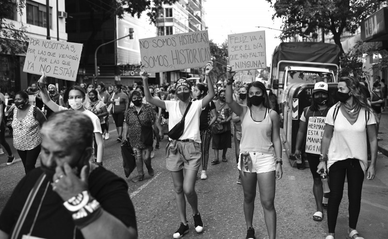 <p>Marcha del 8 de marzo de 2021 en Córdoba (Argentina).</p>