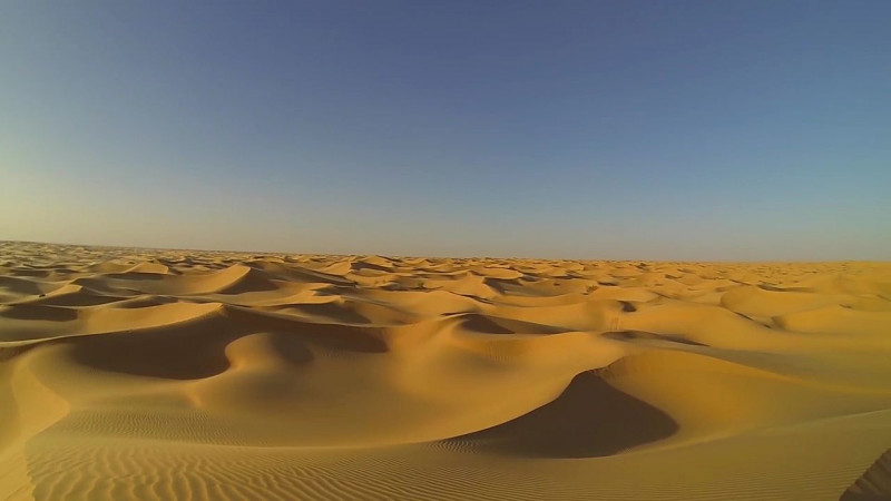 <p>Fotografía del Sáhara de Argelia tomada por un dron.</p>