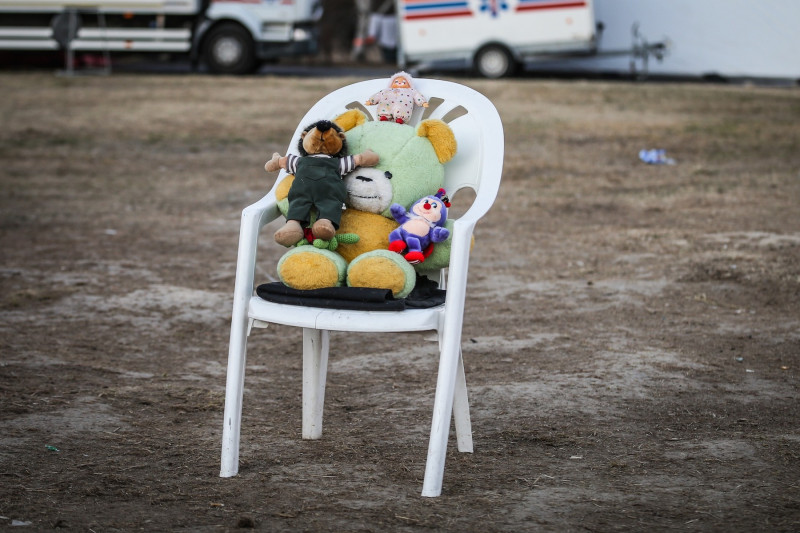 <p>Juguetes para repartir entre los niños refugiados en la frontera ucraniana. </p>